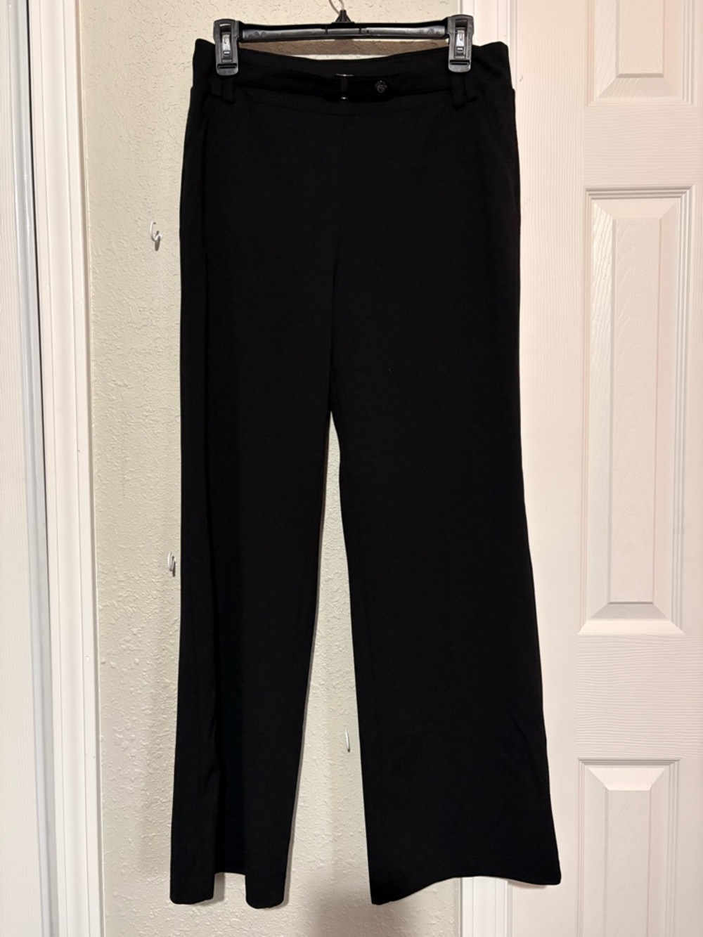 Soho Classic Black Wide-Leg Trousers